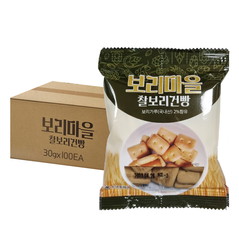 금풍제과 보리마을 찰보리건빵, 30g, 100개 21,080원