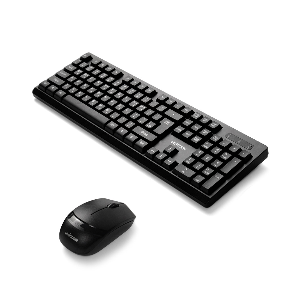 유니콘 저소음 무선키보드 마우스 세트 콤보 BK-3000S 10,300원