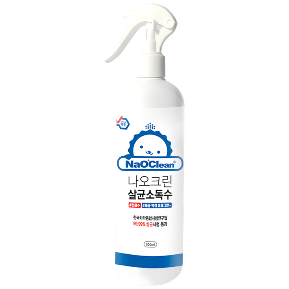 천연 소독수 나오크린 500ml 반려동물도 안심 무알콜 저자극 냄새 제거 OK 9,900원