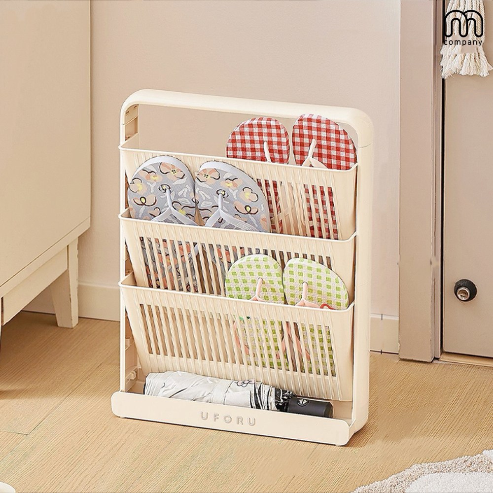 엠컴퍼니 4단 슬리퍼 거치대 다용도 거실 슬리퍼랙 꽂이 현관 욕실 무타공 정리대 거실화 보관대 룸슈즈 걸이 화장실 실내화 정리 [epdh-7986456] 29,800원