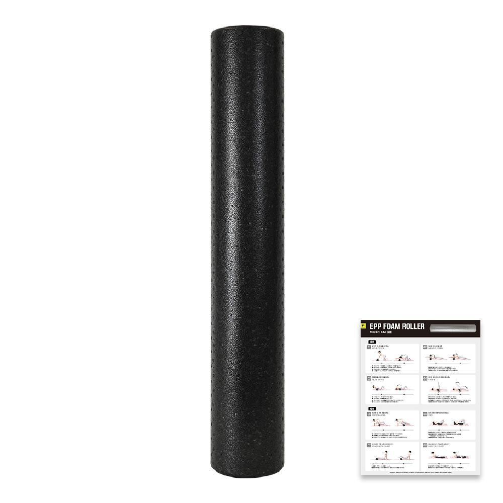 트라택 EPP 폼롤러 + 운동법 매뉴얼, 블랙, 1개 20,880원