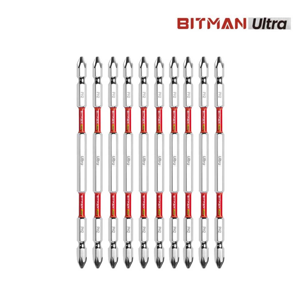 비트맨 울트라 드라이버 토션 십자 2 x 150mm 비트날 10개 세트 BPH20150 27,500원
