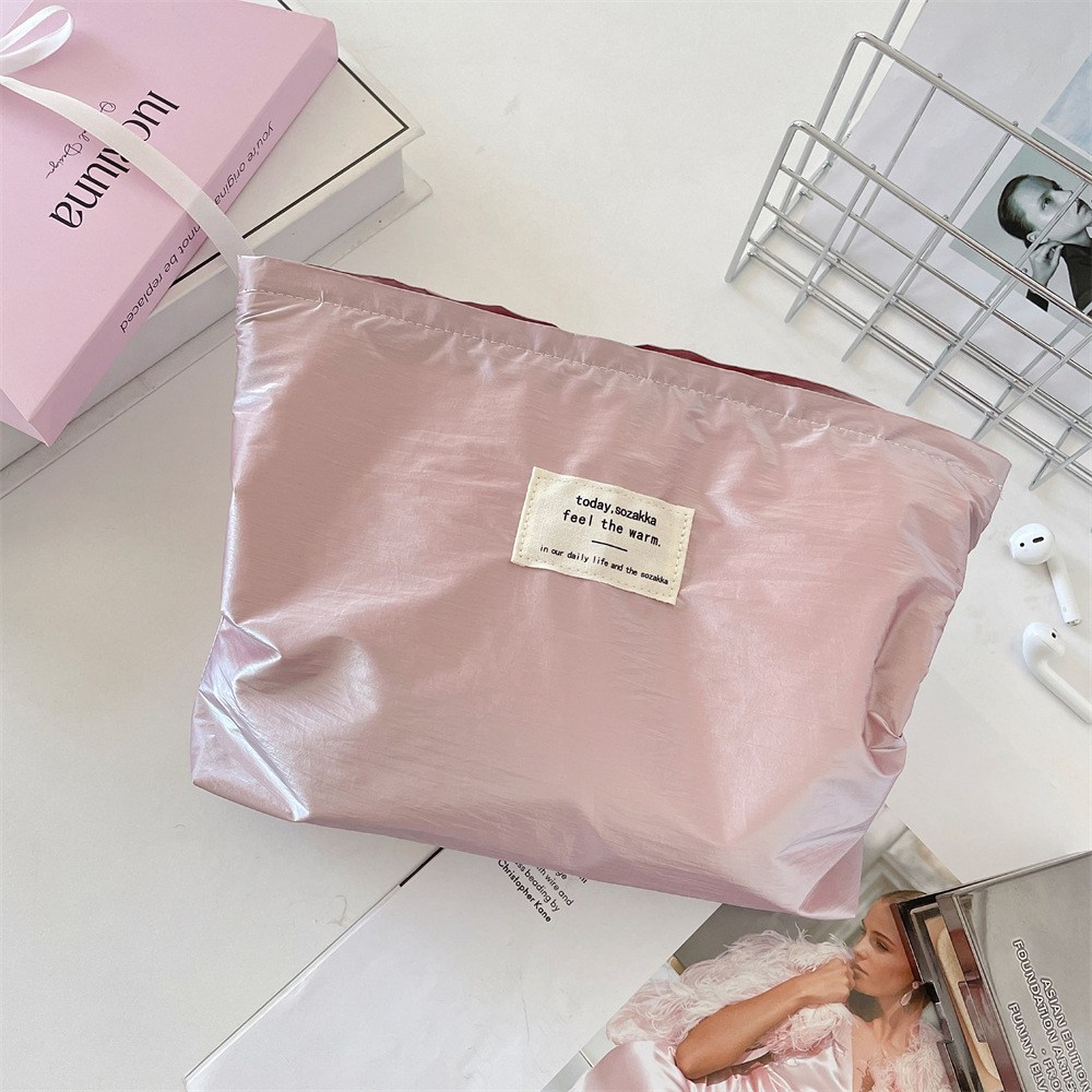 오베이지 글로시 화장품 파우치 9,800원