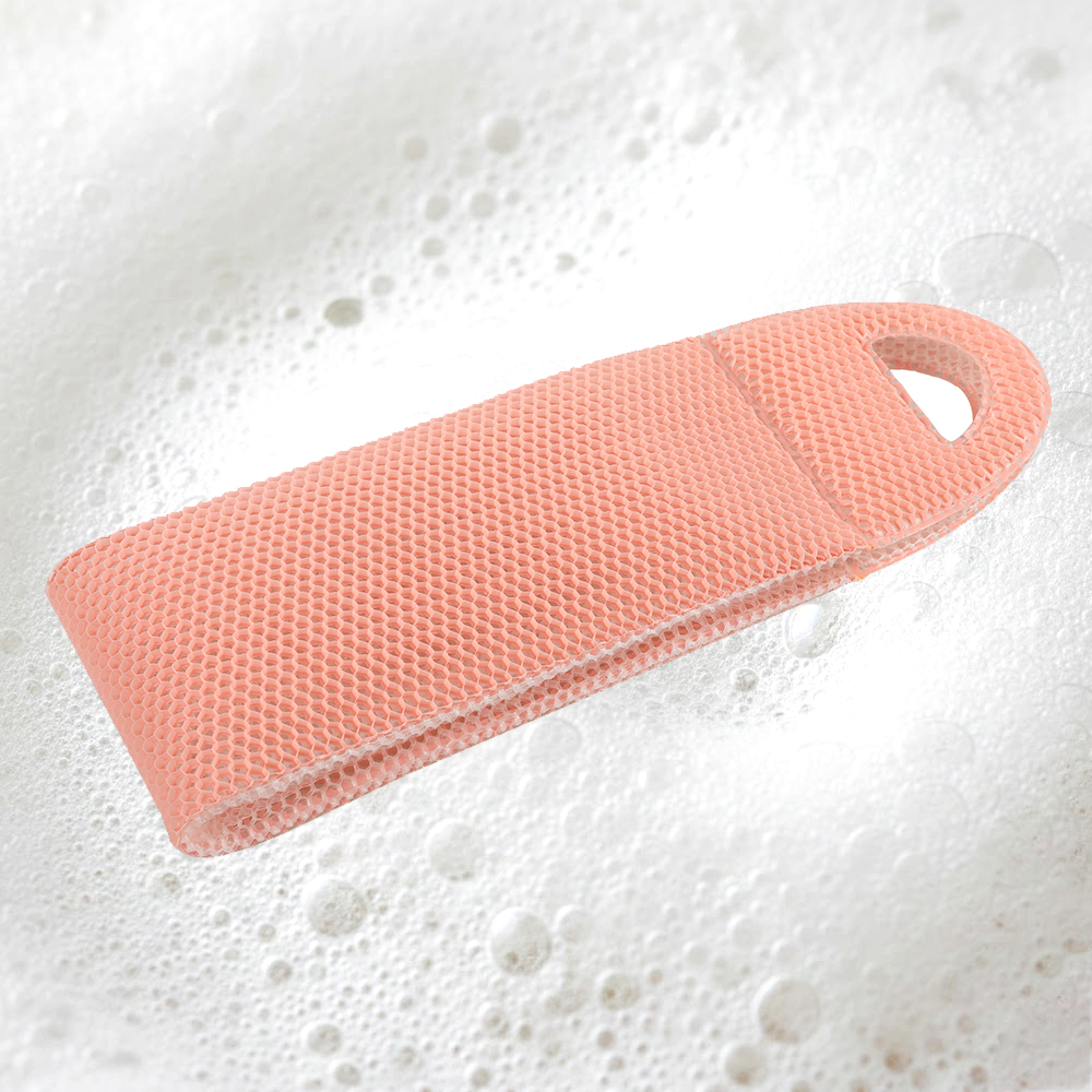 소소한다람쥐 각질제거 샤워스크럽 목욕장갑, 1개, 1개입, 롱 핑크 34,800원