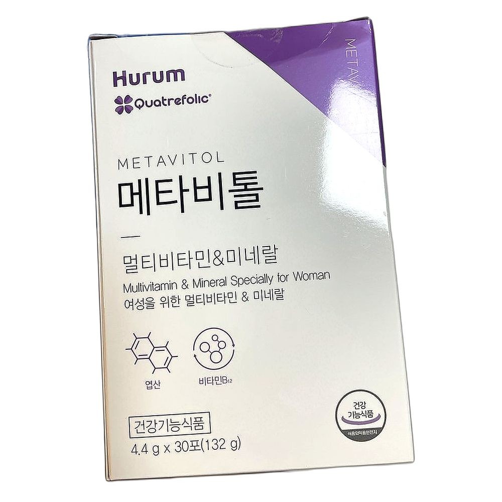 멀티비타민 임산부용 활성엽산 비타민B 아연 비타민D 메타시톨 건강기능식품, 30포, 1개 61,600원