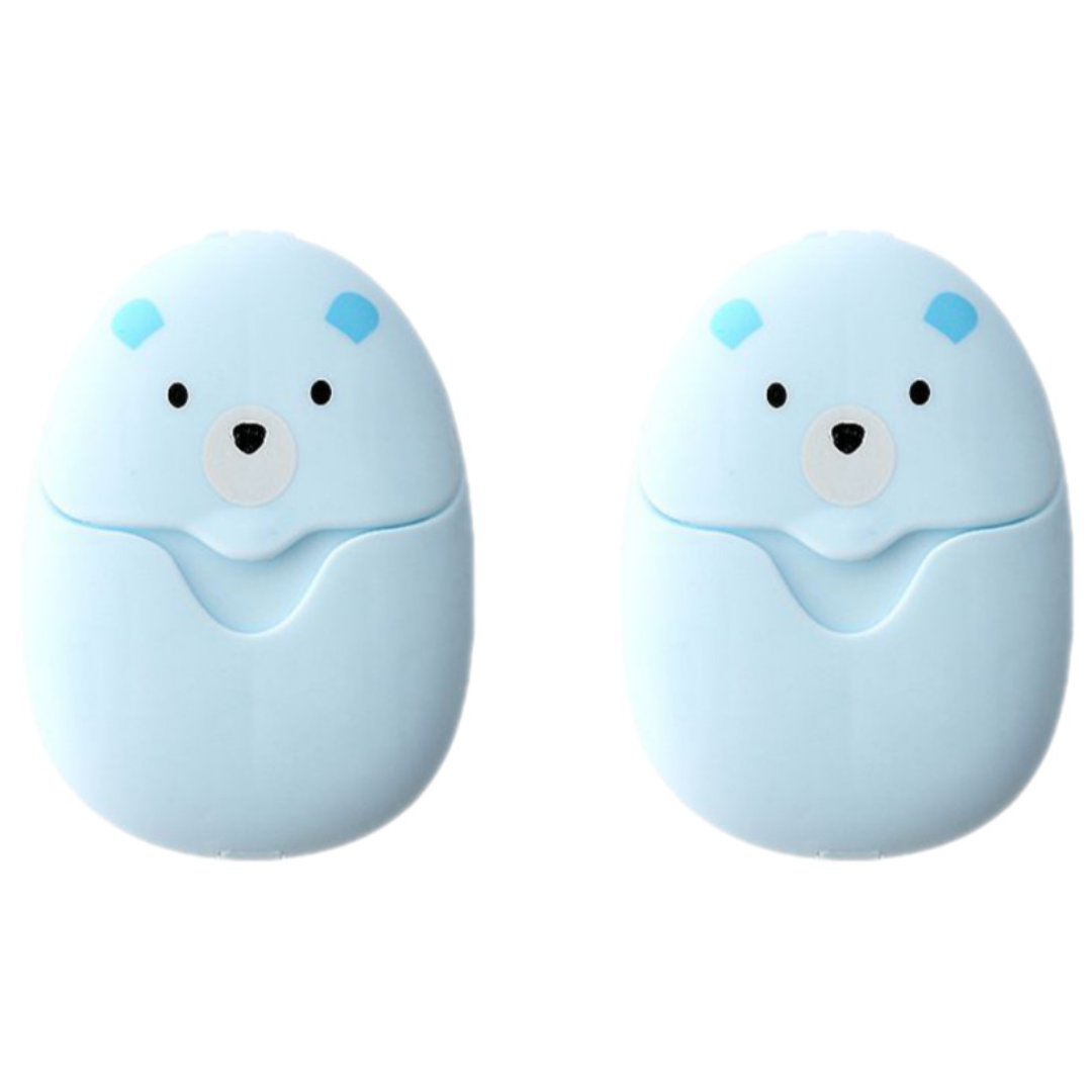 김트립 휴대용 종이비누 50매입 2개세트 여행용 비누 세안비누 블루 7,500원