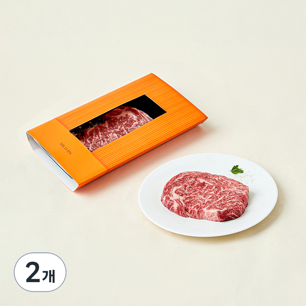[로켓프레시] 설로인 한우 1++(8)등급 꽃숙성등심 구이용 (냉장), 200g, 2개 106,800원