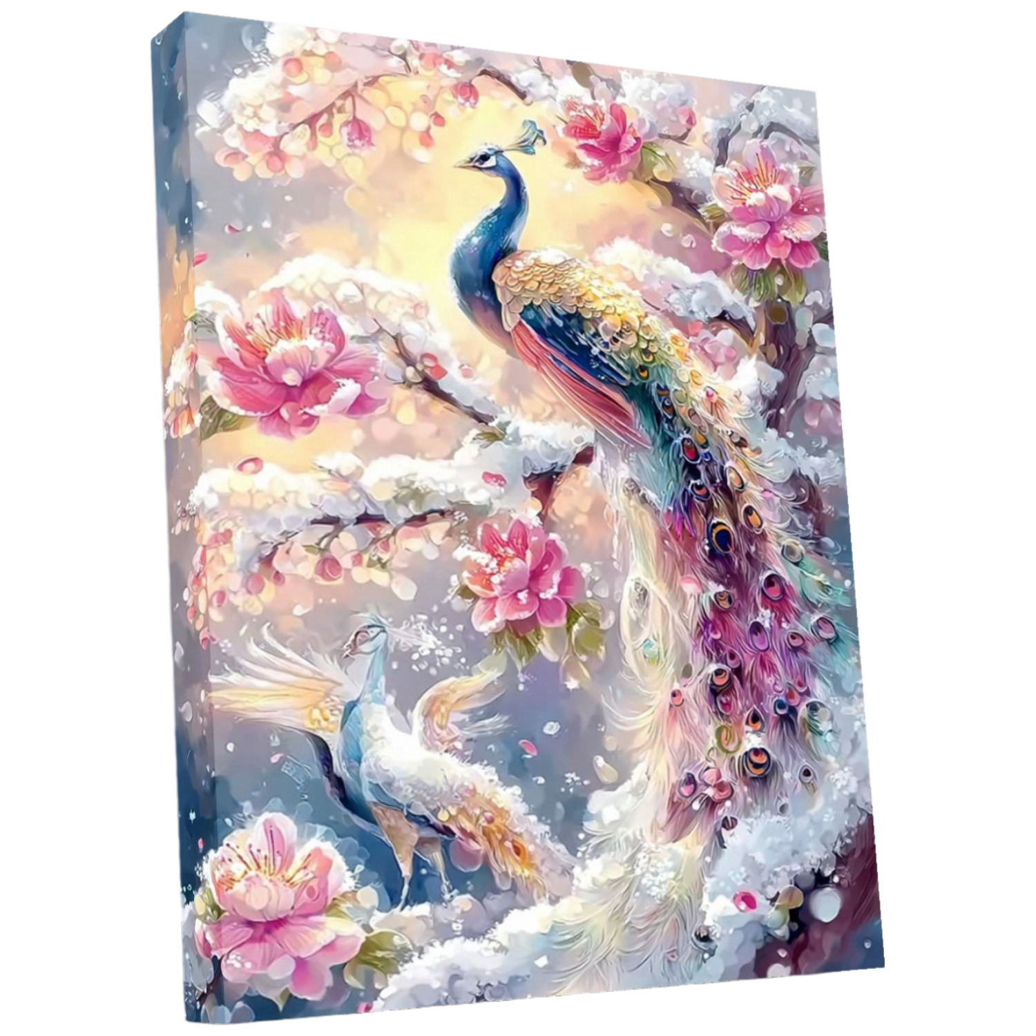 뉴타임즈 보석 비즈 십자수 보석십자수 액자형 3D 40x50 캔버스형 비즈 비즈공예 세트 십자수 액자 포함 거실 장식 특별한 선물 수공예 애호가 동식물 DIY 다이아몬드 모자이크., 1세트, 꽃밭 속의 공작 00170 20,000원