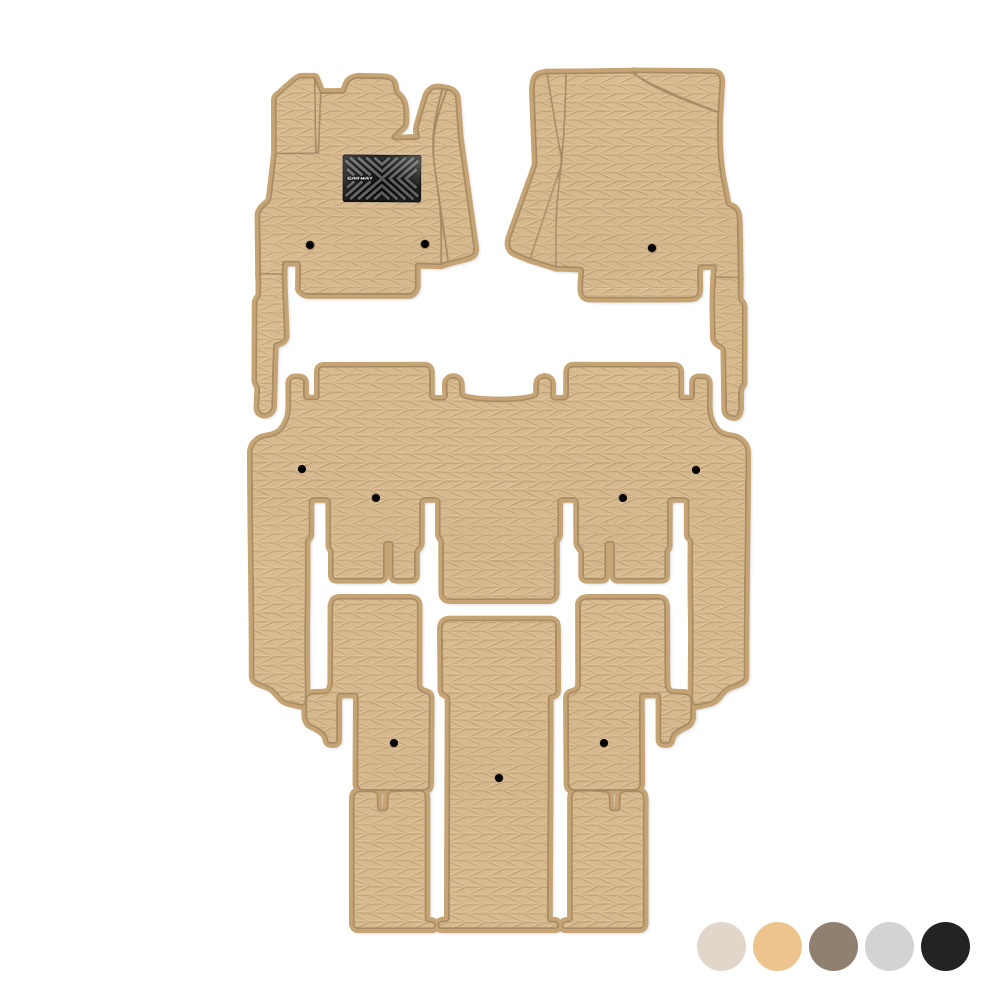 더뉴 카니발 4세대 페이스리프트 9인승 가솔린/디젤 커스텀 리노 가죽매트 카매트 165,000원