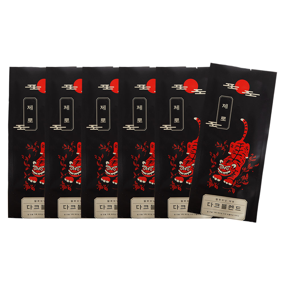 헬로모닝 제로 다크블랜드 원두 6p, 홀빈(분쇄안함), 500g, 6개 90,000원