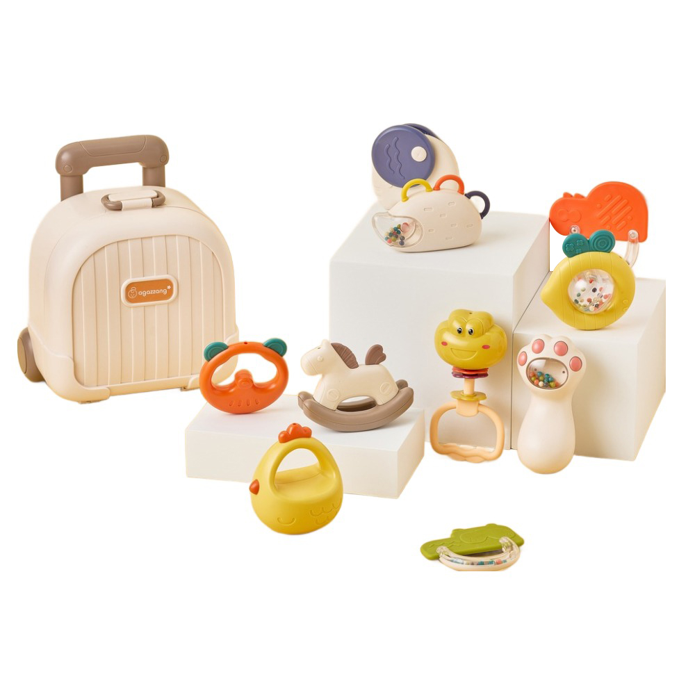 아가짱 캐리어 딸랑이 치발기 10종 + 전용 캐리어 세트, 혼합색상, 1세트, 11종 25,900원