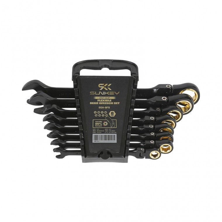 썬키 플렉시블 기어 렌치 안티 슬립 세트SET 8PCS 69,200원