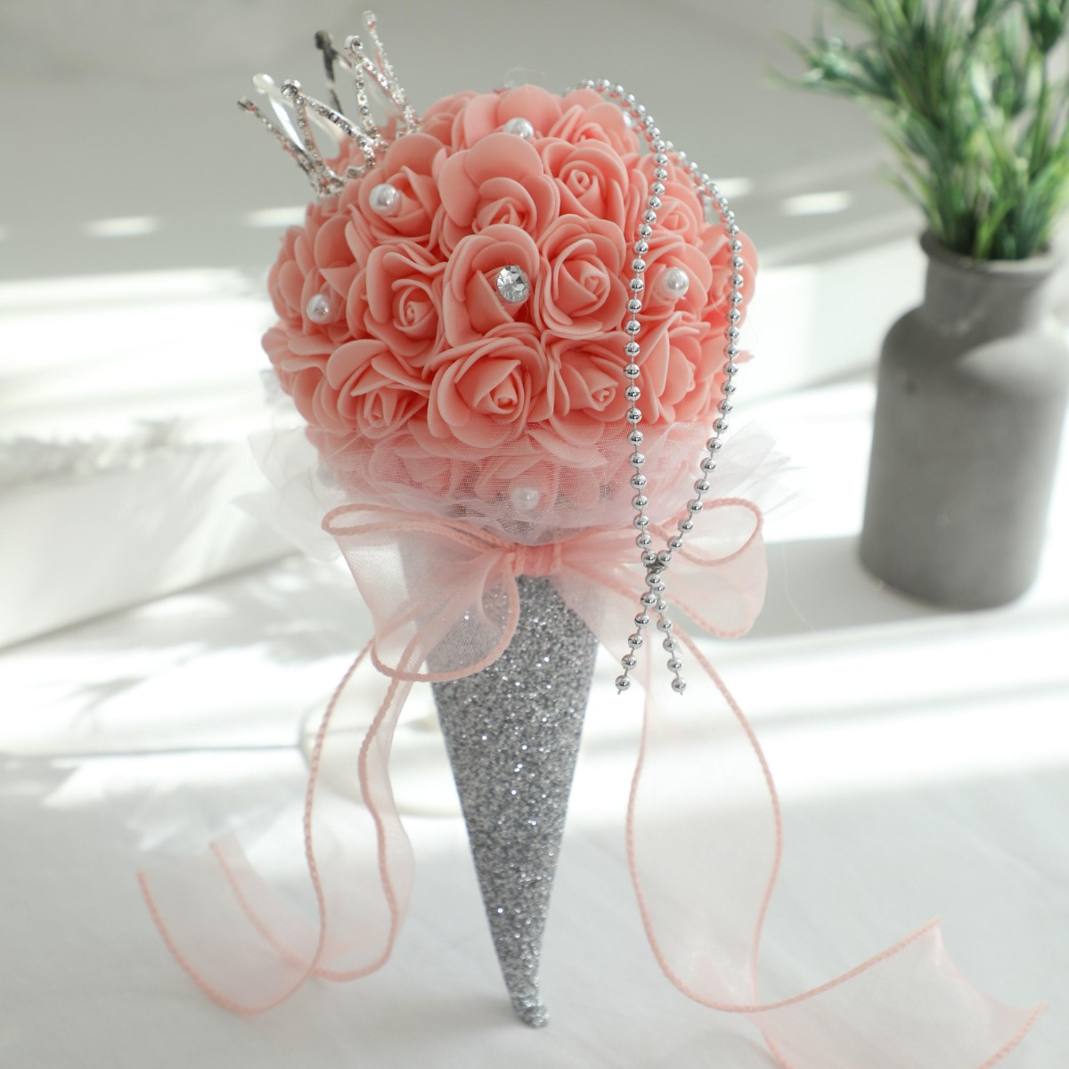 리프4 재롱발표회, 어린이집, 학예회, 졸업식, 꽃다발, 스윗로즈콘다발, 1개, 티아라 19,800원