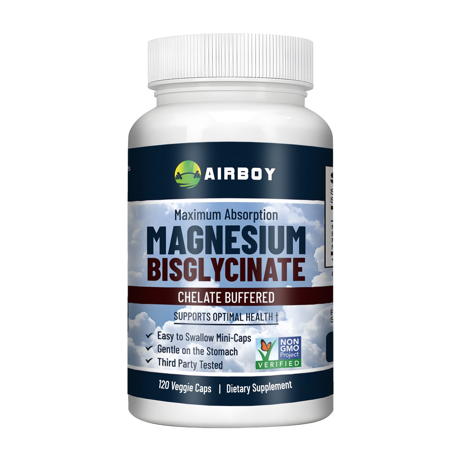 마그네슘 비스글리시네이트 고함량 캡슐, 체내 흡수율 우수, 근육 이완 지원, 수면 질 개선, 스트레스 완화, 100% 식물성 캡슐, 1개, 60정 17,610원