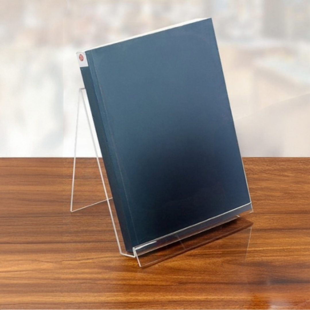Orosy 다용도 POP 아크릴 스탠드 진열대 책 거치대 A5 대형, 투명 12,800원
