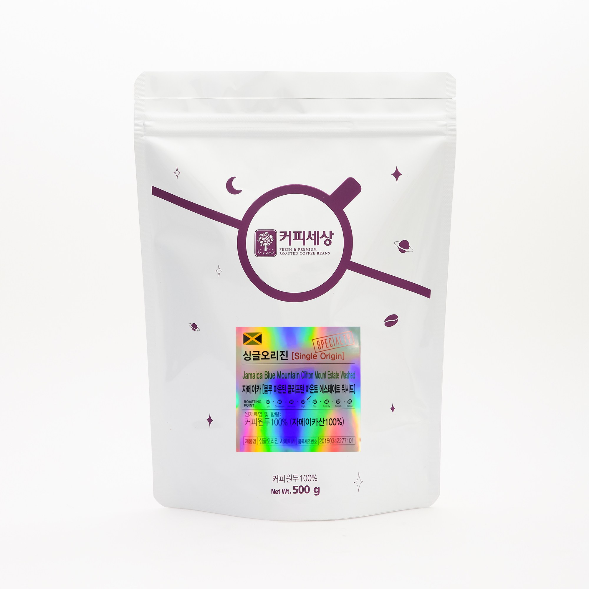 커피세상 스페셜티원두 자메이카 블루마운틴 클리프턴 마운트 에스테이트 워시드, 500g, 1개, 홀빈(분쇄안함) 131,800원