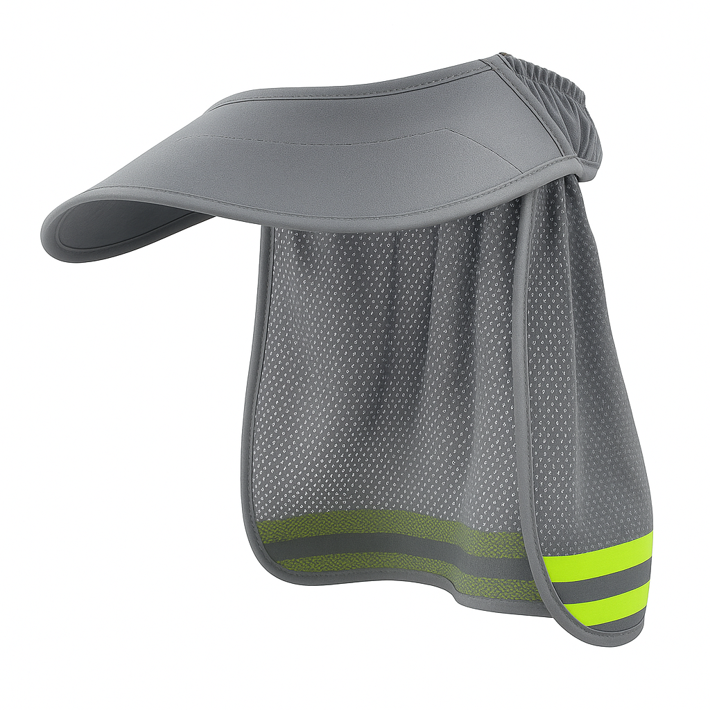 아띠꼴로 용광로 날씨 필수템 안전모 햇빛가리개 썬캡 그늘막 모자, 형광그레이, 1개 5,900원