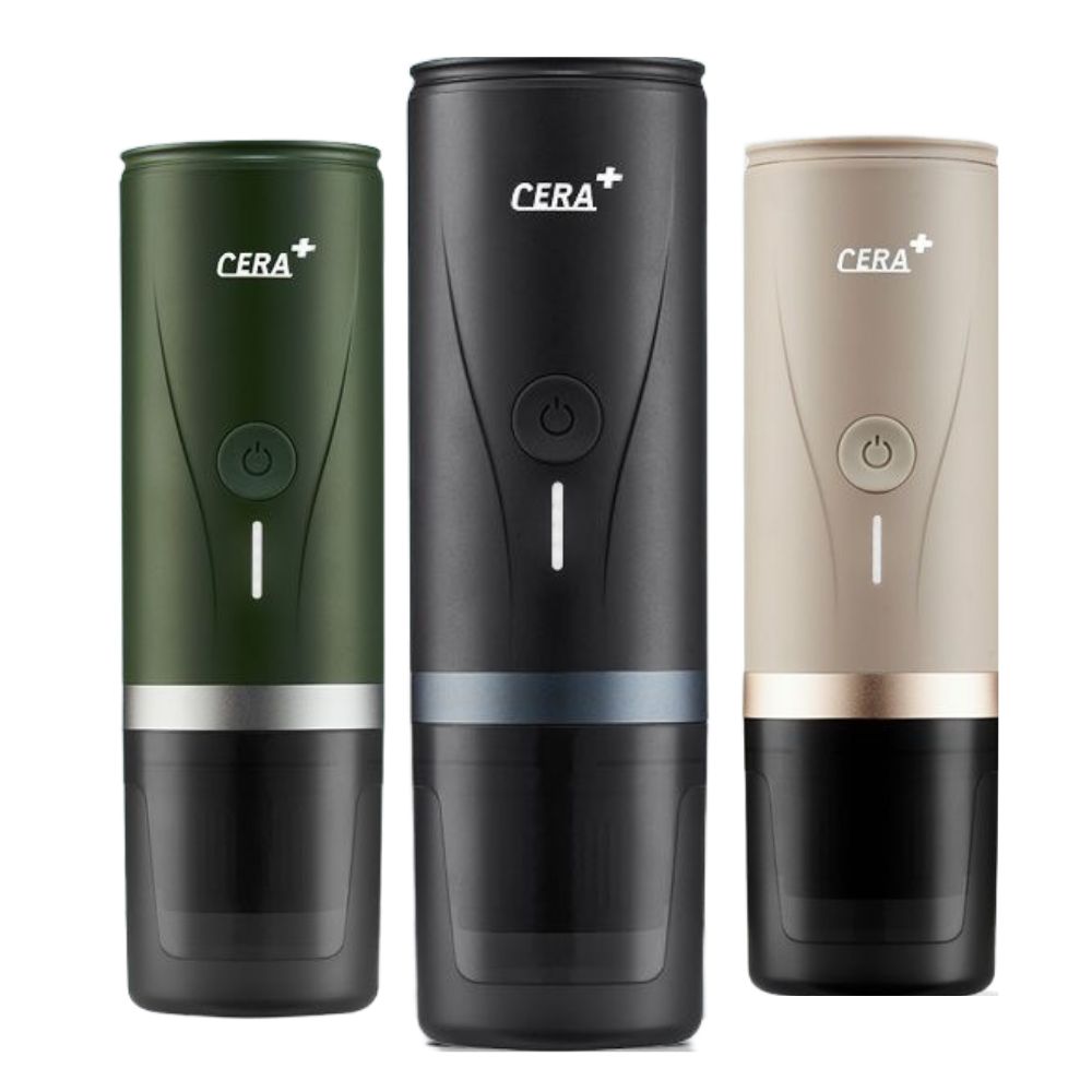 세라+ 03 휴대용 무선 에스프레소 머신 + 거치대 포함 캡슐 커피가루 호환 캠핑아웃도어 사무실 가정용 , 블랙, 아이보리 1개, 화이트 125,000원