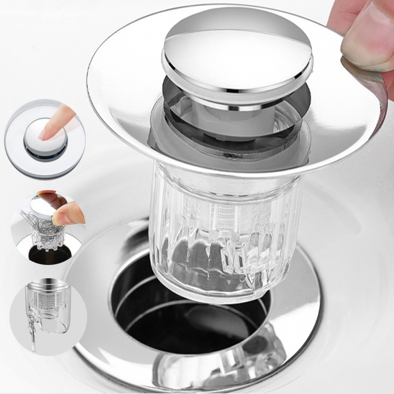 본라이프 초강력 해충 냄새차단 세면대 트랩 마개 해충 악취 차단뚜껑 이물질 머리카락 차단 손쉬운교체 만능 슬립 팝업 폽업  거름망 하수구 배수구 세면대 마개 배수구마개 뚜껑 3,500원