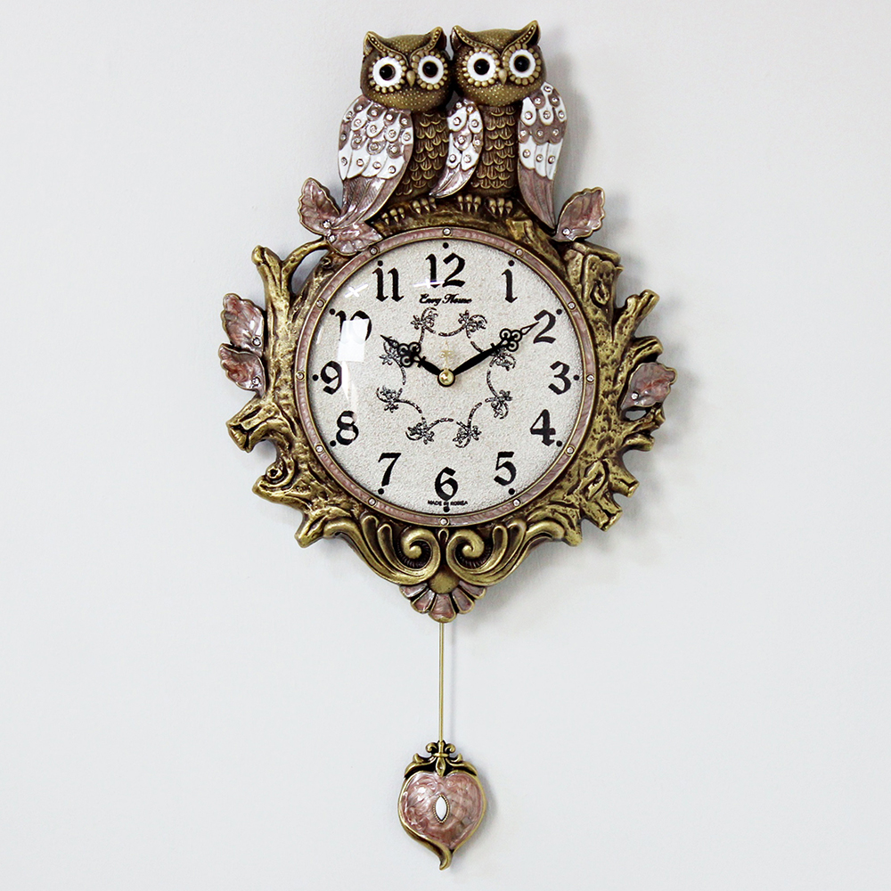 키다리시계 저소음 쌍부엉이 추시계2 94,900원