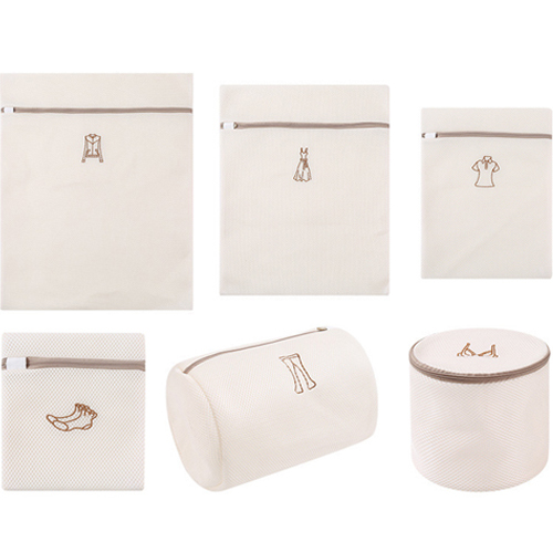 PDS리빙 자수 디자인 안심 메쉬 세탁망 6종 세트 17,500원