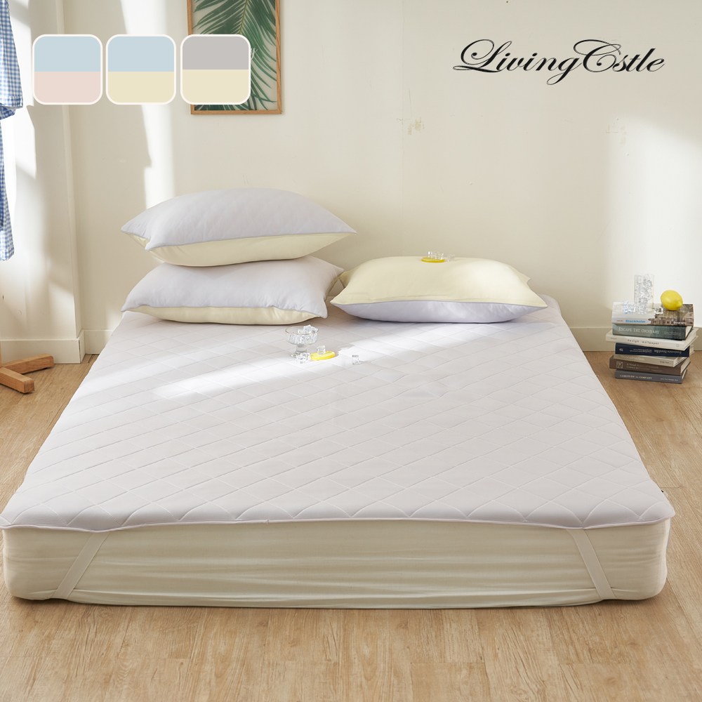 리빙캐슬 3D에어메쉬 냉감 쿨모찌 고정밴드 침대패드 36,800원