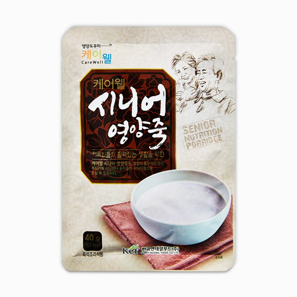 케어웰 시니어영양죽, 40g, 5개 11,800원