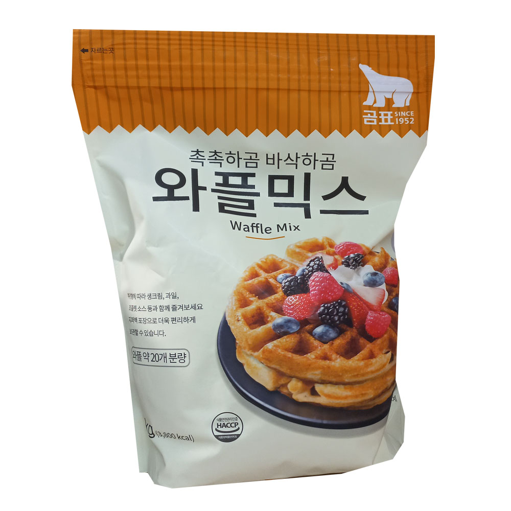 (한박스)곰표 와플믹스1kg X 10봉, 1kg, 10개 45,900원