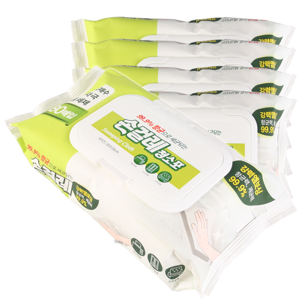 보냄 손걸레 청소포(소형) 80매X5개 9,500원