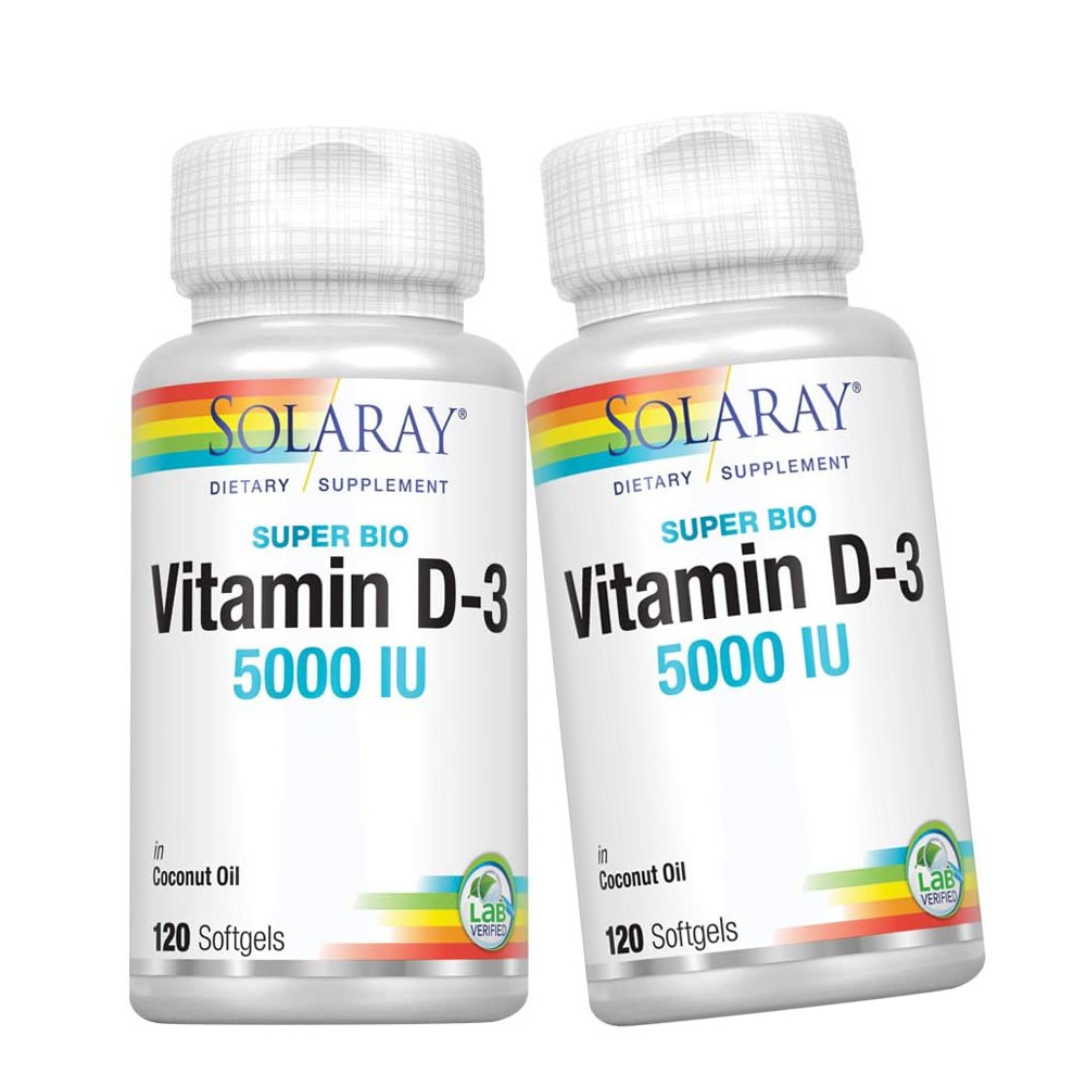 Solaray 솔라레이 슈퍼바이오 비타민D3 5000IU 120캡슐 61,560원