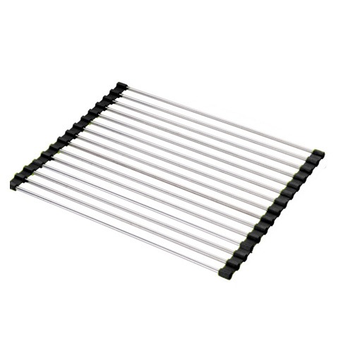 다용도 싱크대 선반 롤매트 주방 물빠짐 건조대 설거지 싱크롤, 블랙_380 5,300원