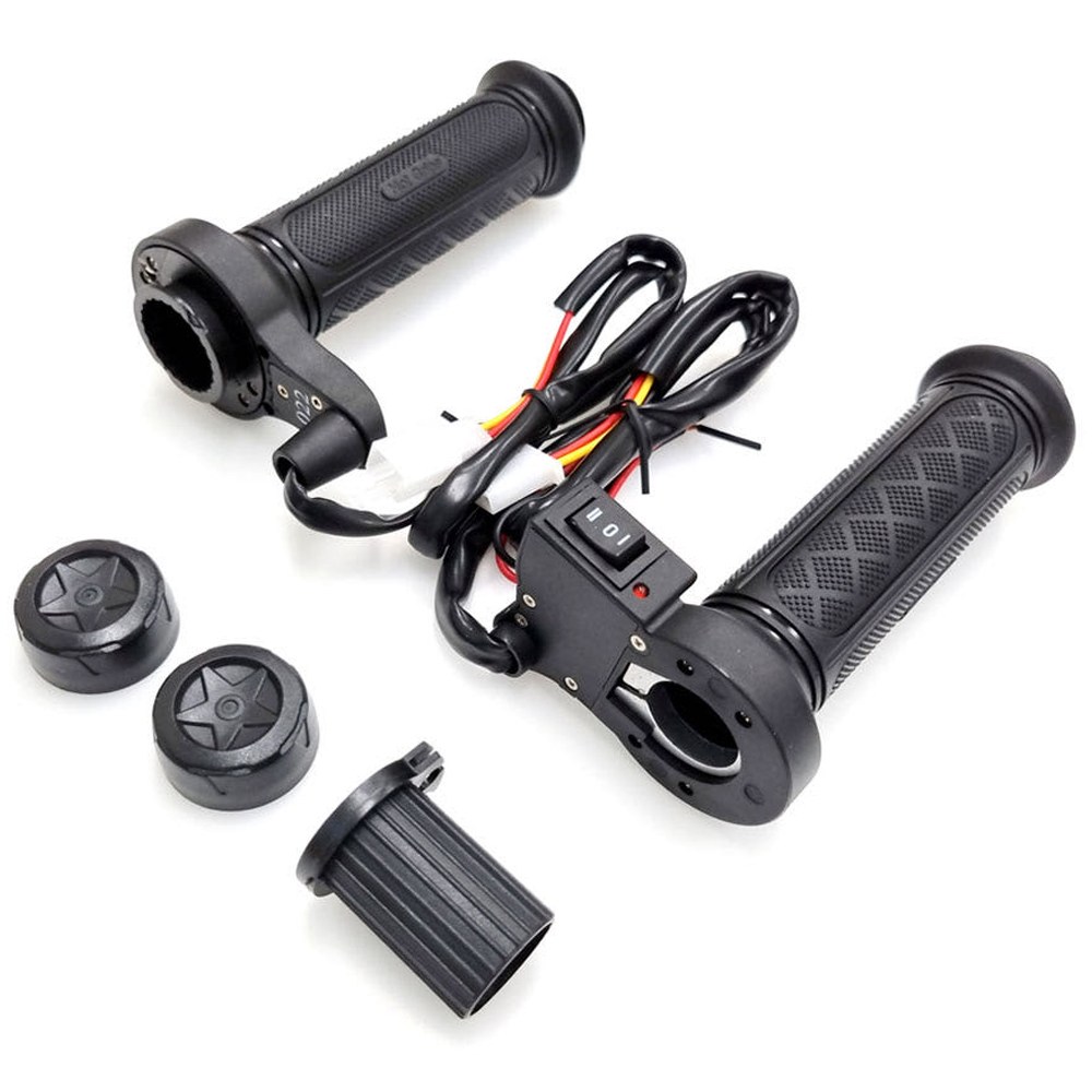 오토바이 핸들 열선그립 좌우세트 22mm 겨울 방한 보온 바이크 핸들튜닝, 단일, 1세트 16,900원