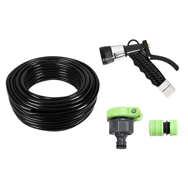 크린메이트 고압력 흑편사호스 50m+샤워분사기+꼬임방지컨넥터+수도컨텍터 51,560원