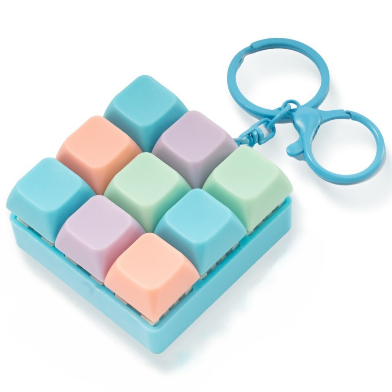 키캡 키링 기계식 키보드키링 9키 혼합색상, 1개, 혼합 6,900원