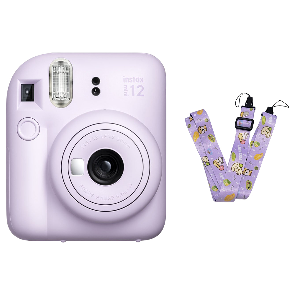 후지 인스탁스 미니12 즉석카메라+스트랩, 라일락퍼플+퍼플, 1세트 129,000원