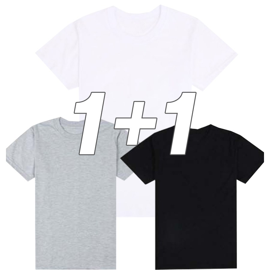 미소어패럴 국내제작 남녀공용 기본 단색 무지 20수 라운드 반팔 티셔츠 2장 1세트 (1+1) 5XL 사이즈까지 12,710원