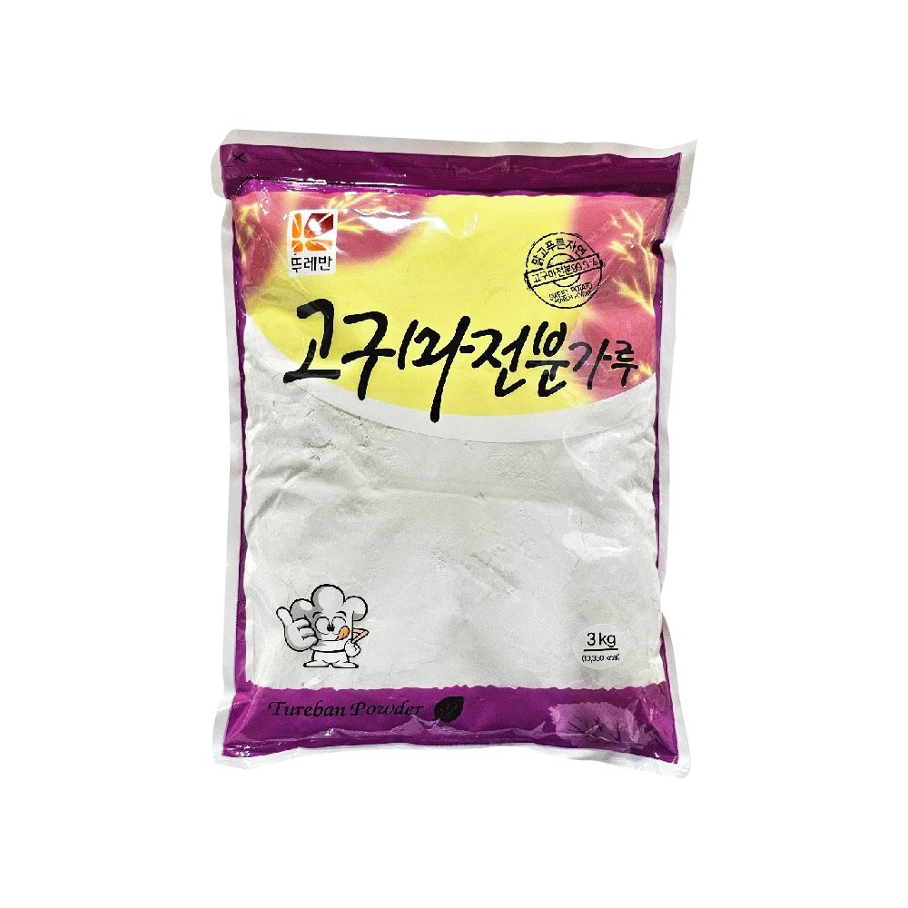 뚜레반 고구마 전분가루(수입) 3kg 1BOX (4입) 77,470원