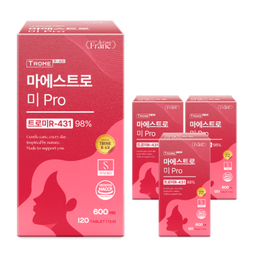 [정품] 마에스트로 미 Pro [98%] 여성 특화 식약청 인증 해썹, 4개, 120정 82,000원