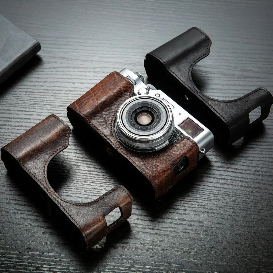 후지필름 X100 X100V X100F X100S X100T 가죽 케이스 호환 ay, 1개, X100V 블랙 89,000원