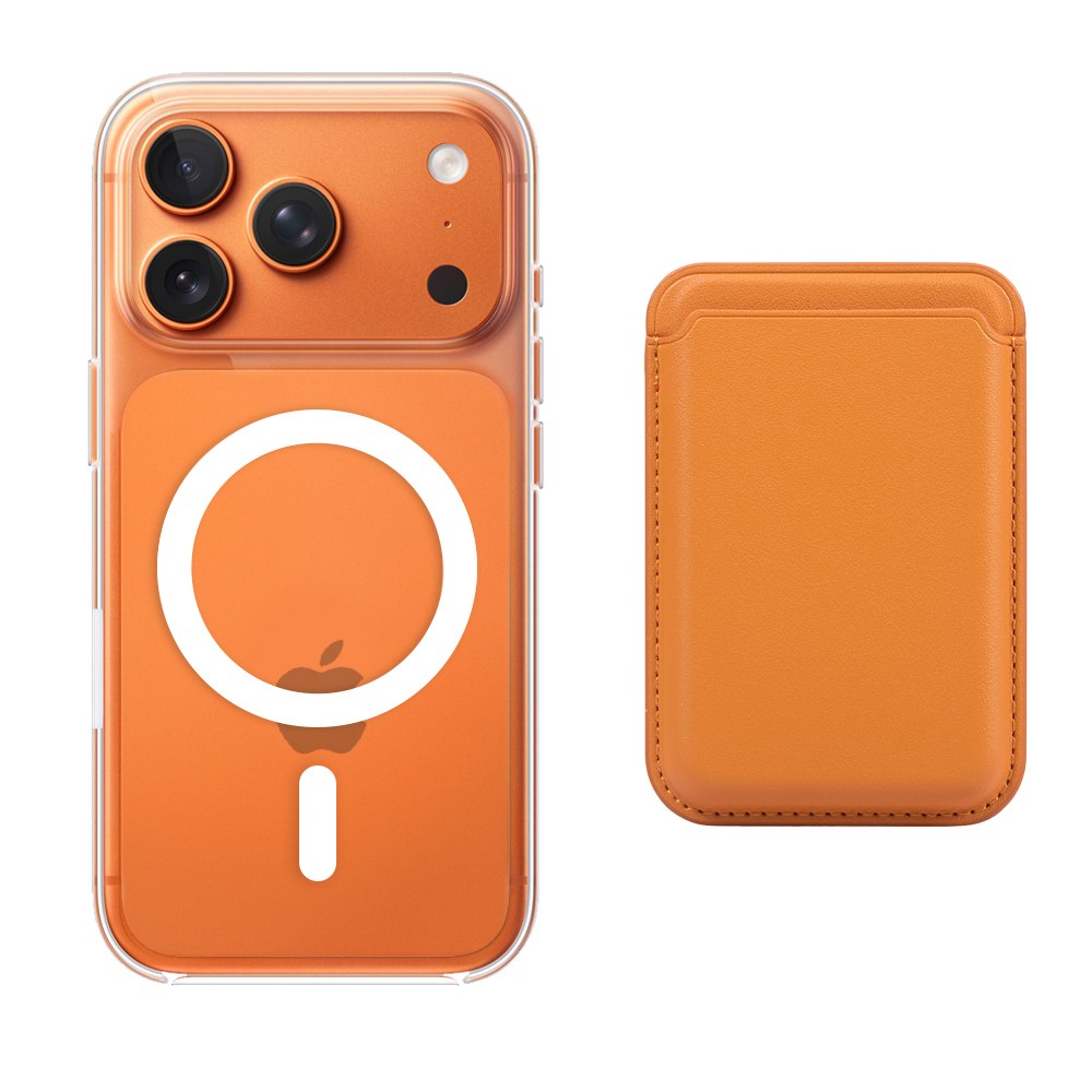 EVOL 강화자력 아이폰 맥세이프 케이스 + 가죽 카드지갑 세트 13,300원