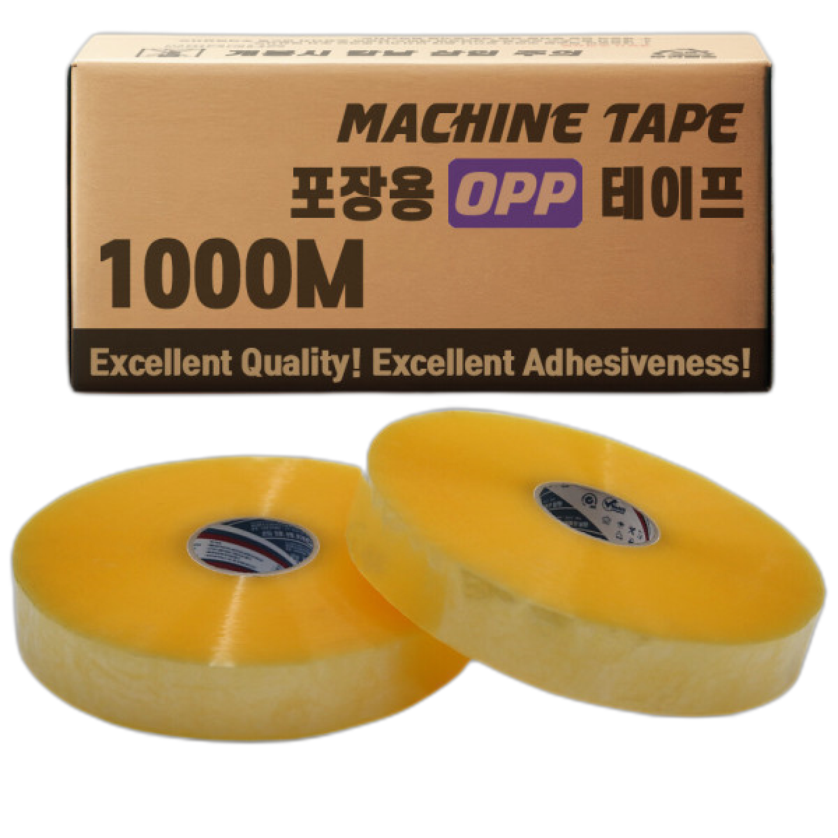 삼한 박스테이프 기계용 기계 테이프 경포장 1000m미터 투명 56,300원