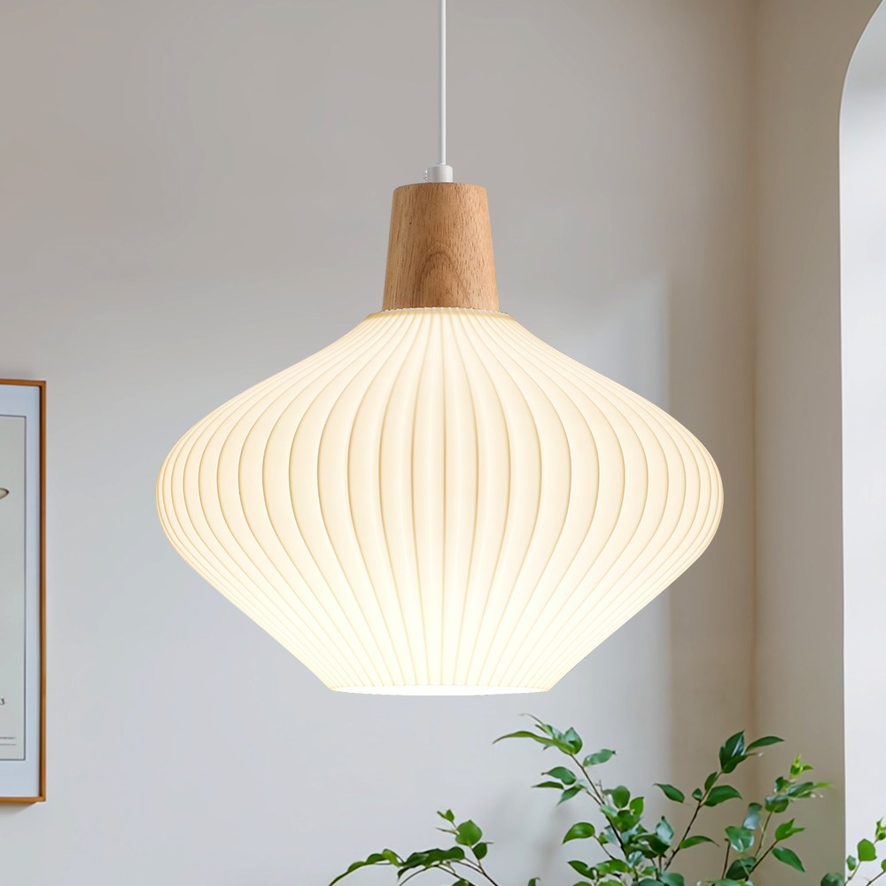 joxy 주름 식탁조명 1등 팬던트조명 W690-1, 흰색 42,000원