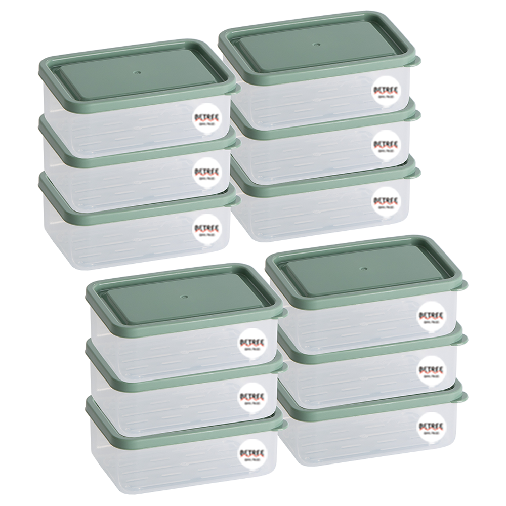 비트리 시즌2 휘어지는 냉동실 정리용기 300ml 그린, 12개, 1세트 28,900원