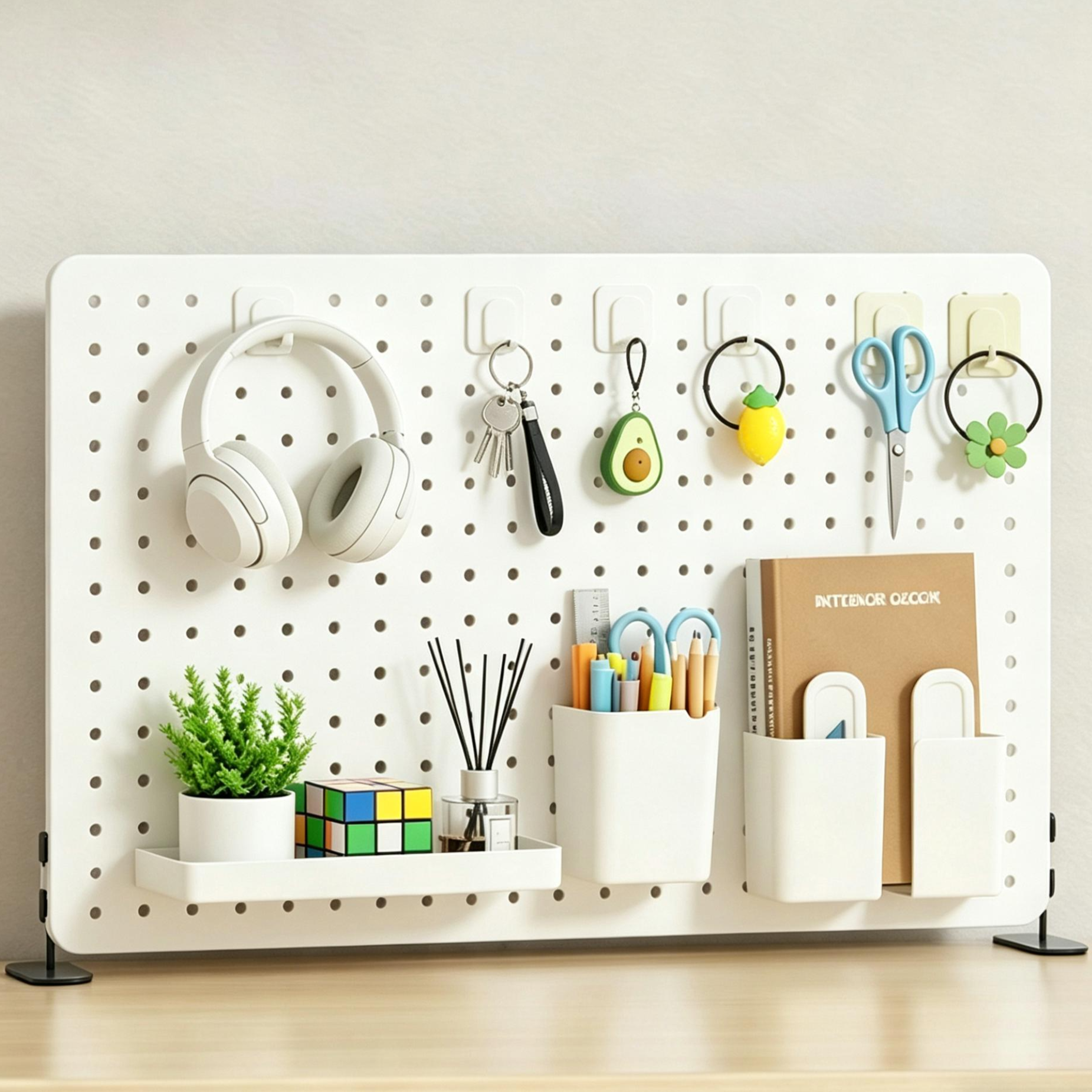 LUCKYOO 책상 타공판 페그보드 인테리어 선반 악세서리 33,150원