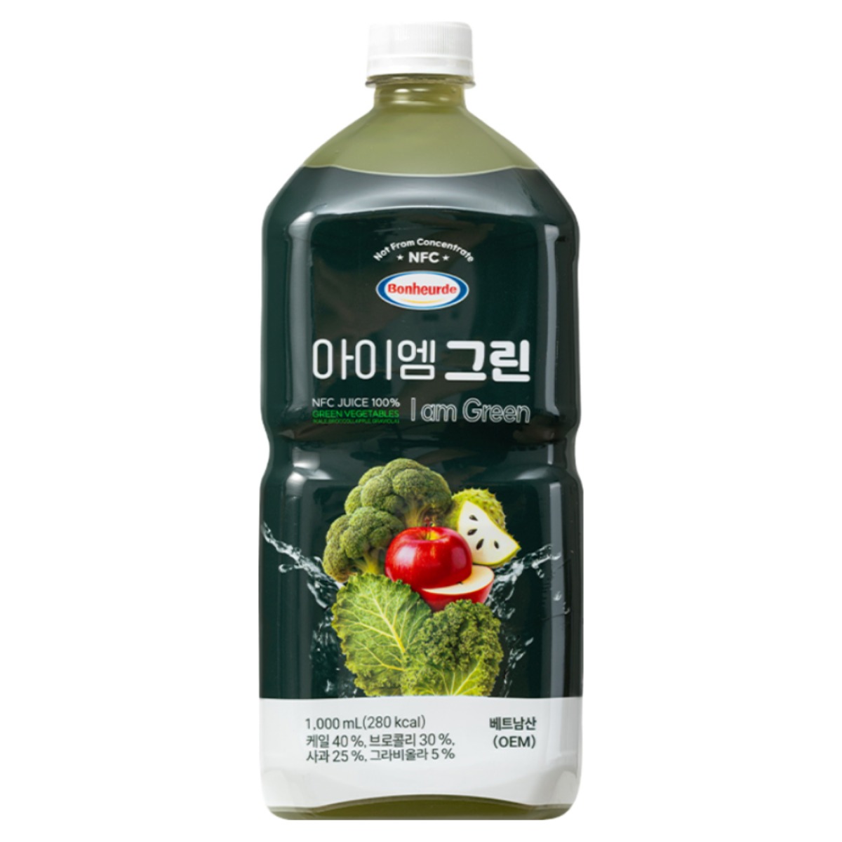 보넬드 아이엠 그린주스 100% NFC 착즙주스, 4개, 1L, 현재가 47,330원
