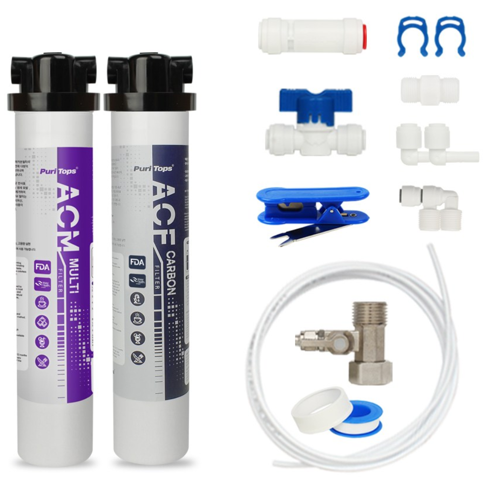 퓨리탑스 2단 커피머신 제빙기 필터 DIY 세트 ACM+ACF 구성 업소용 카페 온수기 필터 121,230원