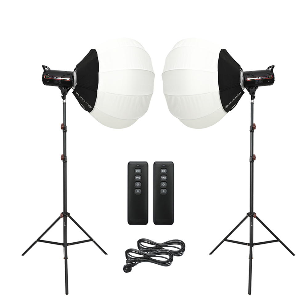 대한 지속광 쇼핑몰 음식 의류 영상 LED 촬영 촬영 조명 썬빔 80W + 촬영용 젬볼 소프트박스+라이트 스탠드 거치대 2입 세트 368,400원