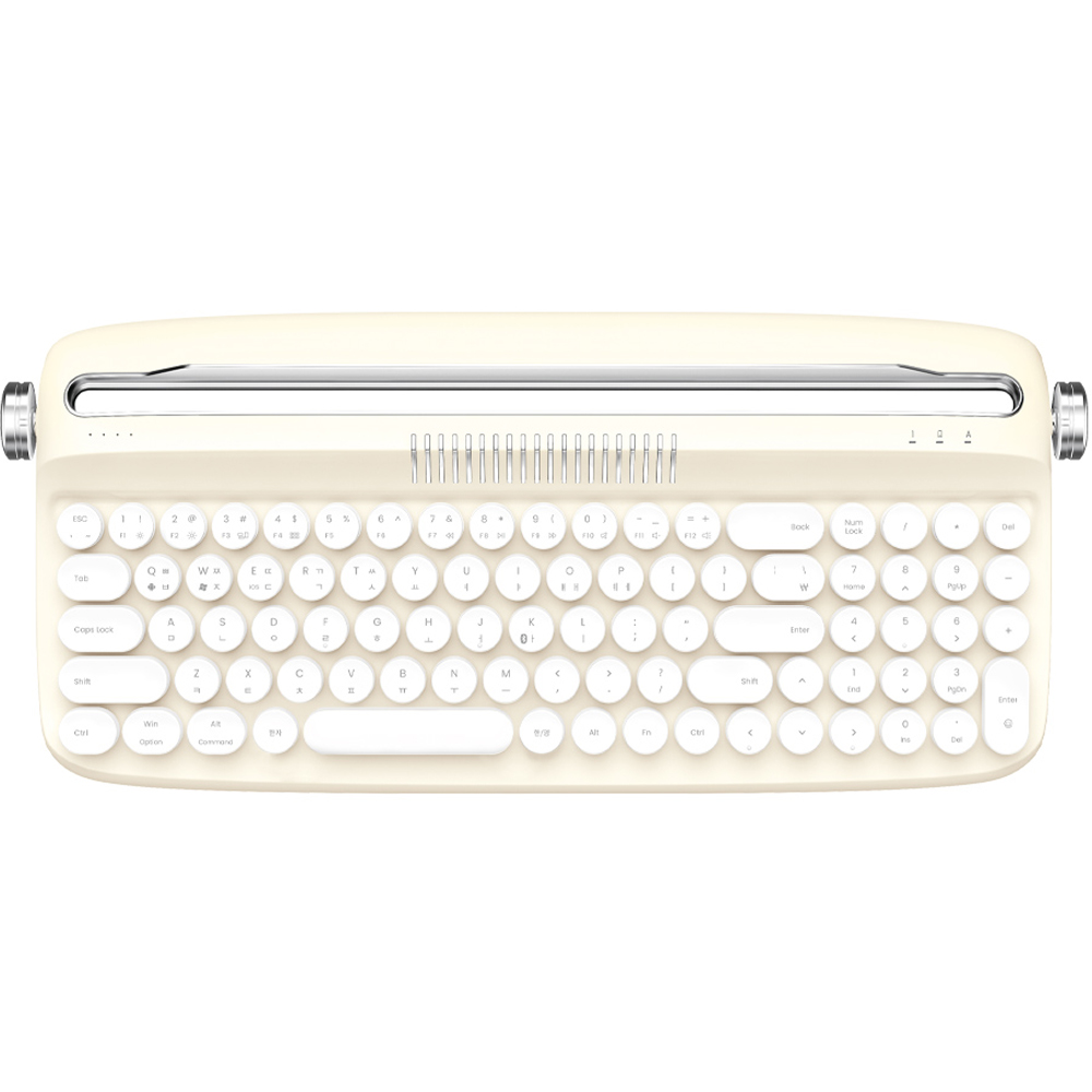 엑토 레트로2 블루투스 멀티페어링 풀배열 유무선겸용 일반형 키보드, 버터 아이보리, B309 43,600원