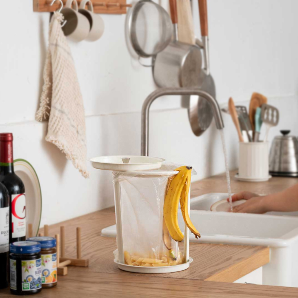 쓰담 쓰레기봉투 거치대 5L, 아이보리, 1개 15,000원