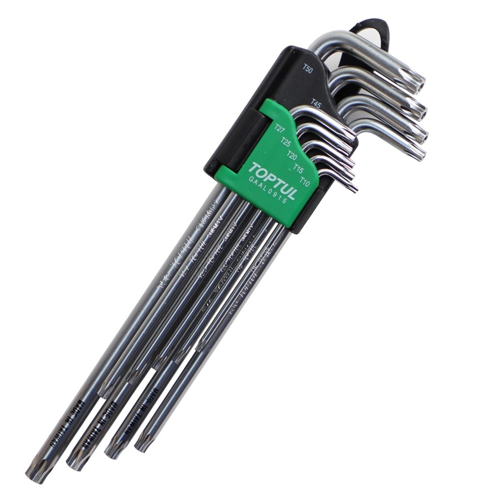 탑툴 엑스트라 롱 홀형 별렌치 GAAL0915 T10-T50까지 9PCS, 1세트 32,000원